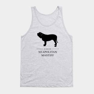 Neapolitan Mastiff Black Silhouette Tank Top